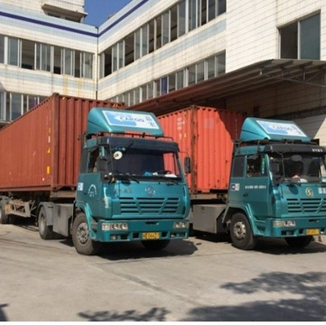 Grand Lighting container loading and delivery