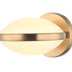 Indoor metal golden wall light