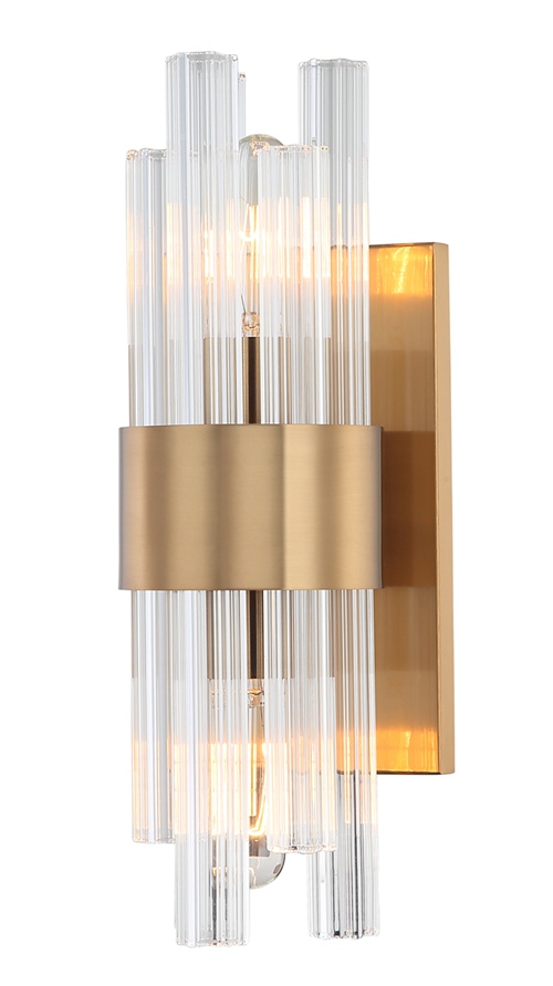 2773-202206081449036052.jpg Indoor metal golden wall sconce - 图片 1