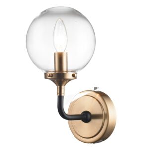 Indoor metal 1 light vanity light