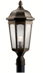 Courtyard 12 inch outdoor post light