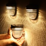 0.4W ABS+PC solar wall light for garden - Image 2