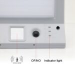 3.5W stainless+ABS solar wall light for yard