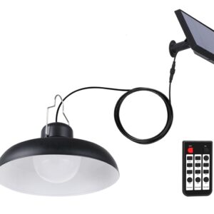 2W stainless+ABS solar pendant light for outdoor